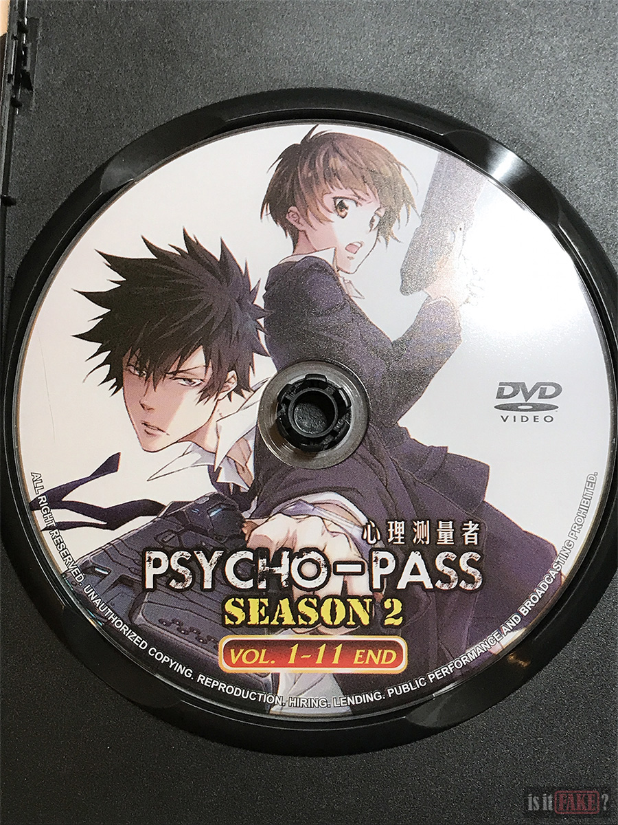 Psycho Pass Dvd Season 2 Malaysia Is It Fake Com