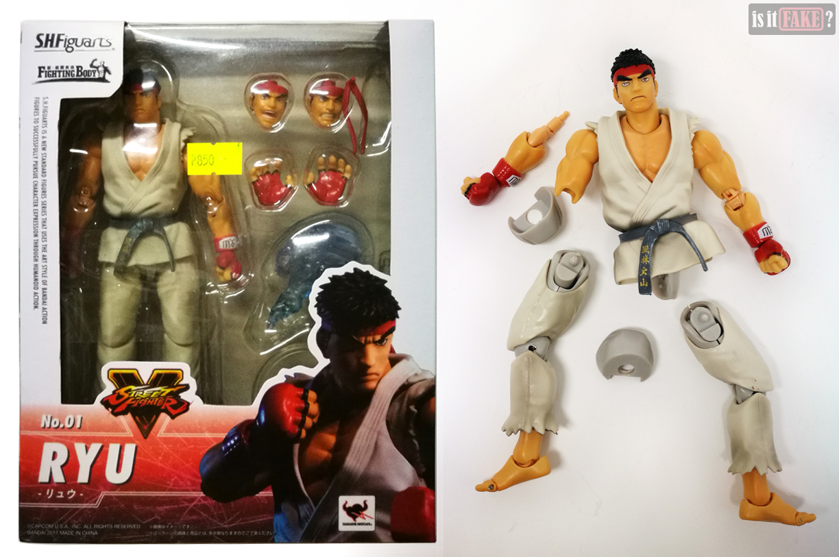 Bootleg Ryu Figure In A Legit Toy Store 