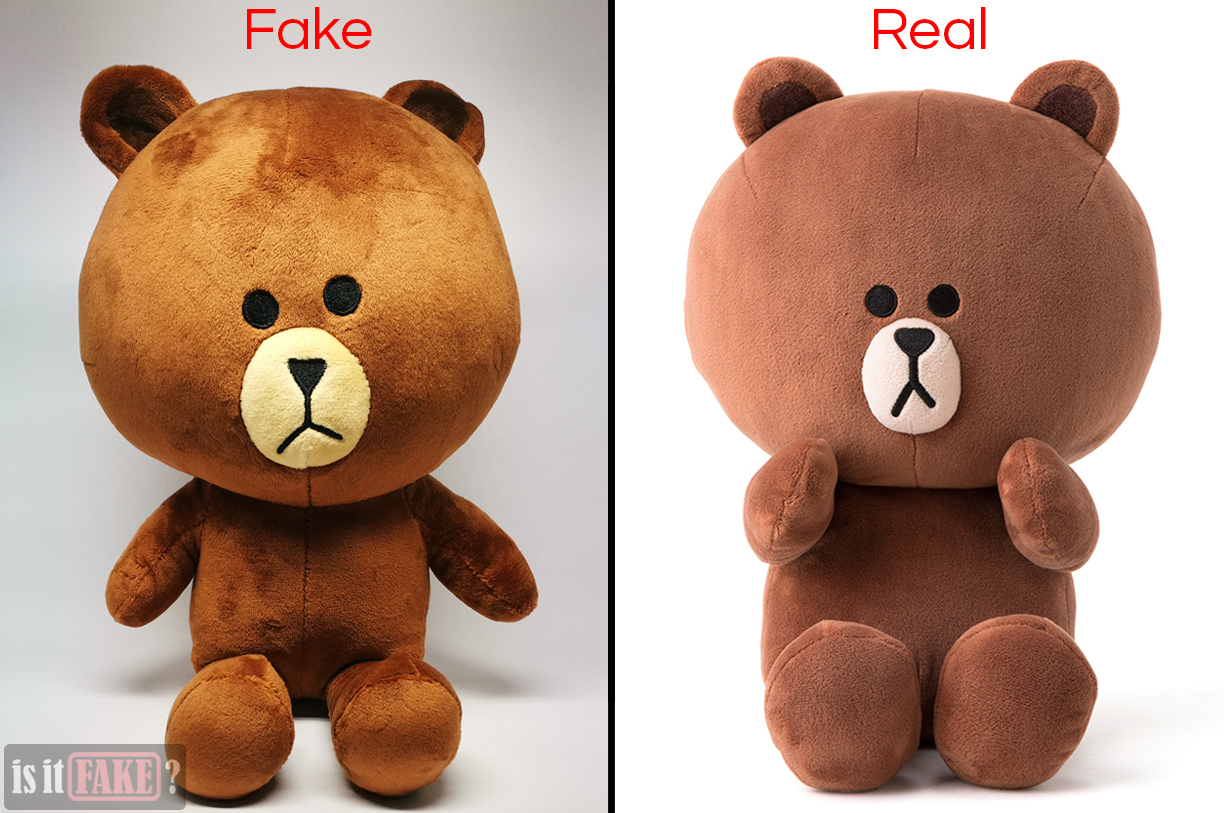 line brown bear plush toy