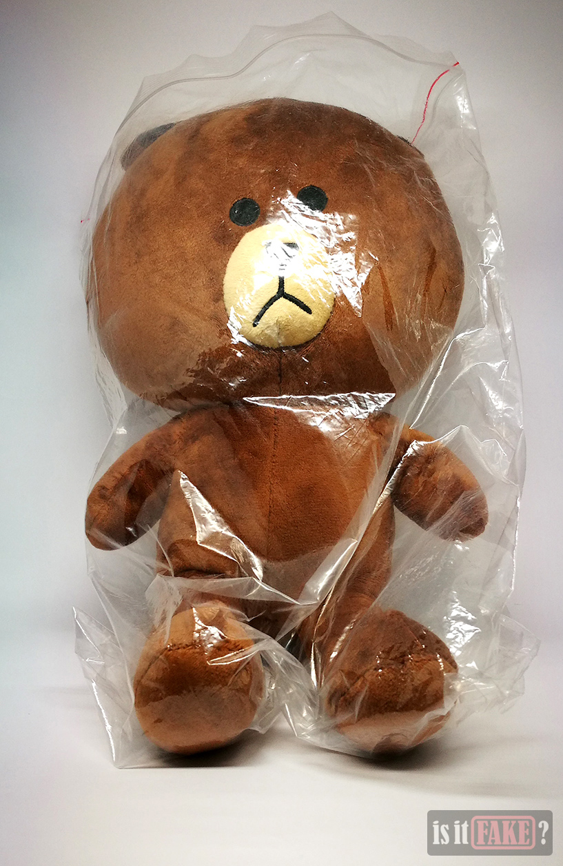 line bear plush