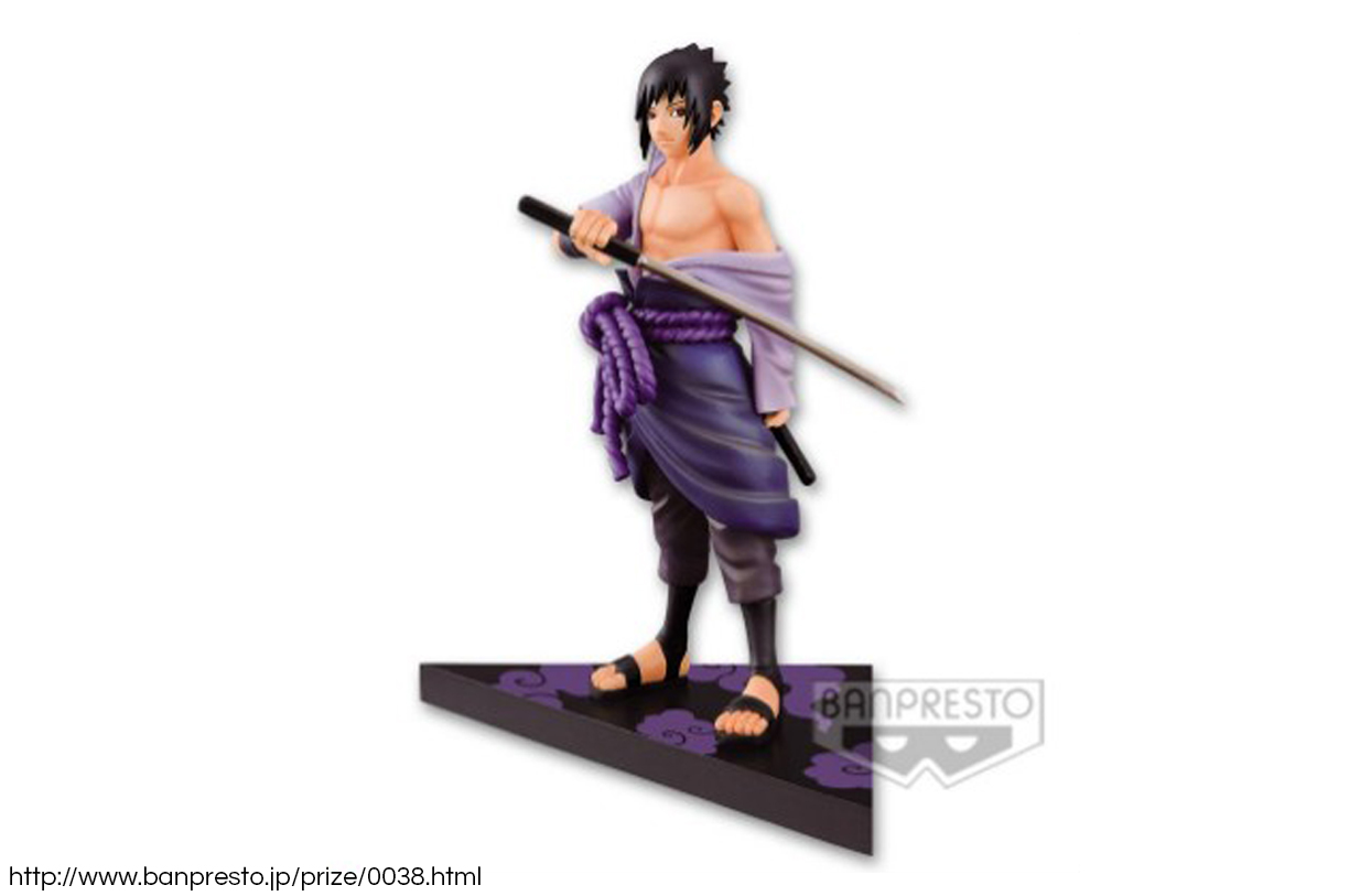 Official Sasuke Uchiha figure from Banpresto