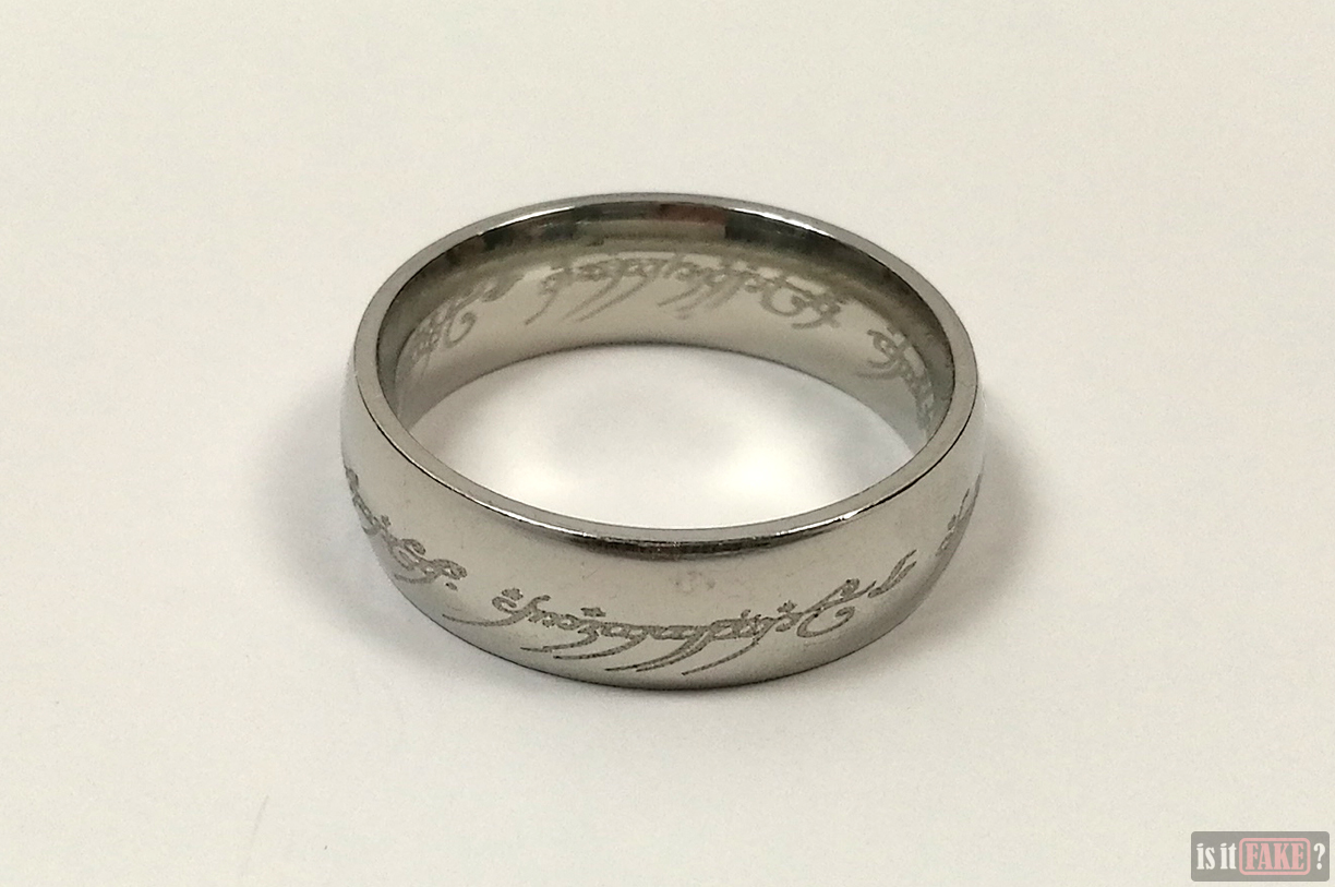 Fake Lord of the Rings silver The One Ring