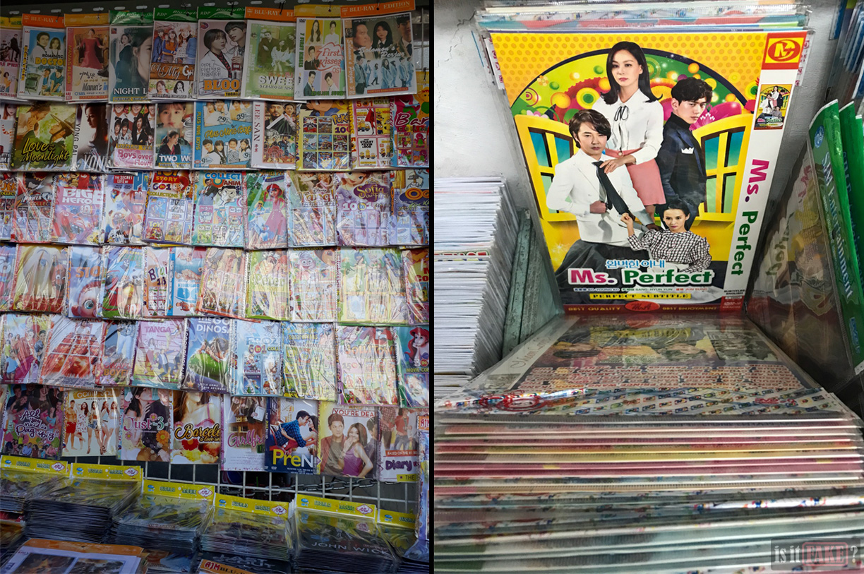 Fake DVD stall in Philippines
