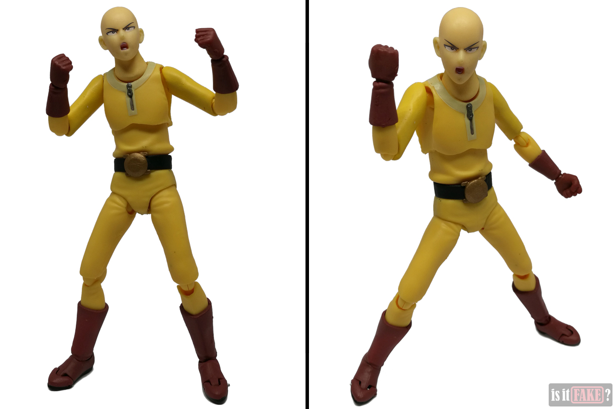 Fake Figma One Punch Man figure, posed
