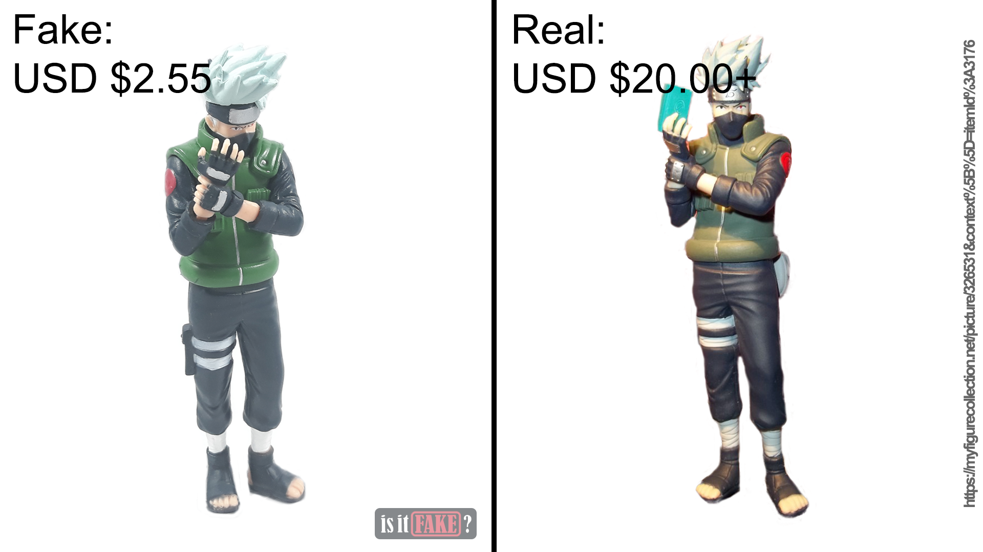 Bandai Kyukyoku: Hatake Kakashi figure | is-it-fake.com