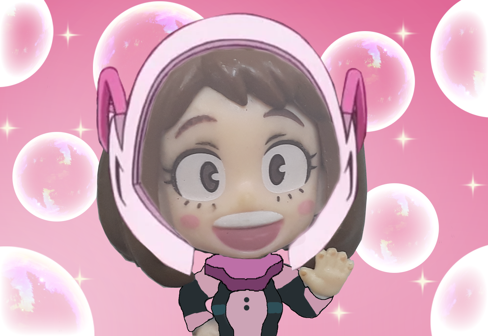 Takara Tomy Deformed Mini: My Hero Academia Ochaco Uraraka Figure Strap | 10