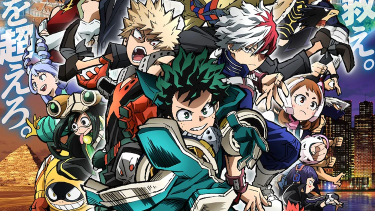 what production company is making the my hero academia movie